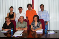 Docotorandos y tribunal del DEA julio 2008 en la Univeridad de Málaga