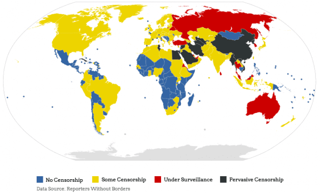 Censura en Internet por países